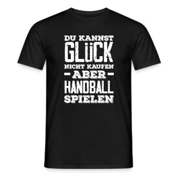 Handballspieler Handball Handballer Geschenke - Männer T-Shirt - Schwarz - Vorne - AI Model Male 178 light (178cm)