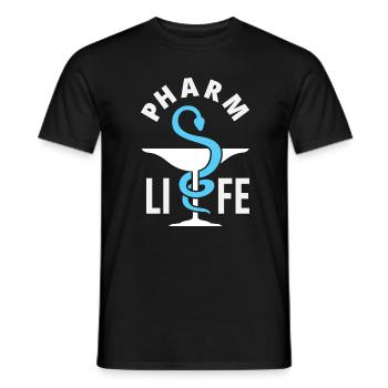 Apotheker Pharmazeutisch-technischer - Männer T-Shirt - Schwarz - Vorne - AI Model Male 178 light (178cm)
