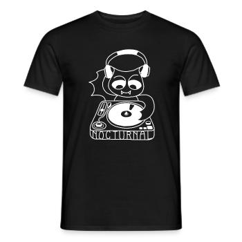 DJ Bat - Männer T-Shirt - Schwarz - Vorne - AI Model Male 178 light (178cm)