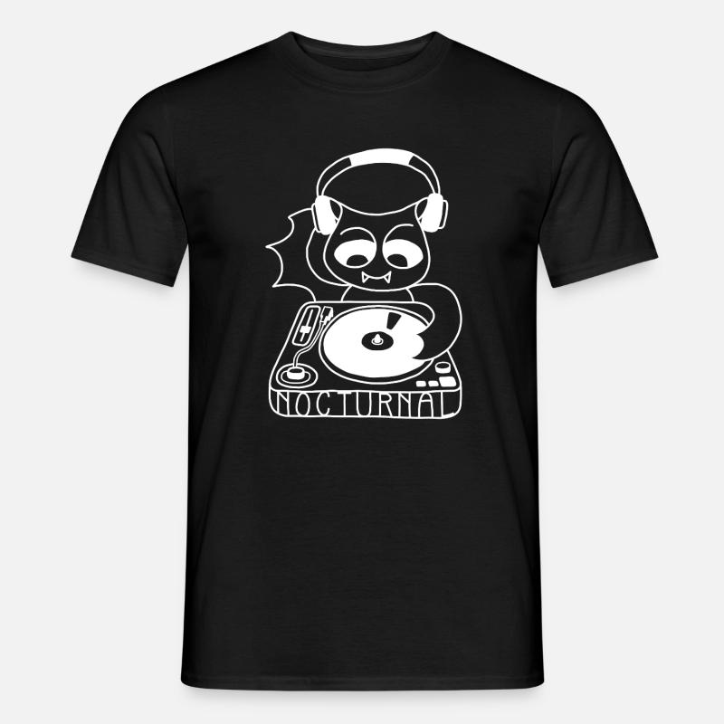 DJ Bat - Männer T-Shirt - Schwarz
