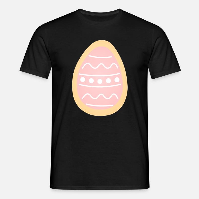 Pastel Easter Egg Cookie - Men's T-Shirt - black