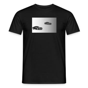 car - Men's T-Shirt - black - Front - AI Model Male 178 light (178cm)