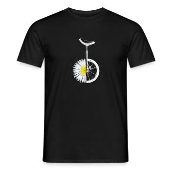 Unicycle Bike Gift - Men's T-Shirt - black - Front - AI Model Male 178 light (178cm)