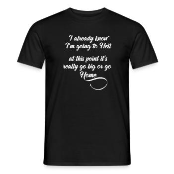 Daring Daredevil Tee - Men's T-Shirt - black - Front - AI Model Male 178 light (178cm)