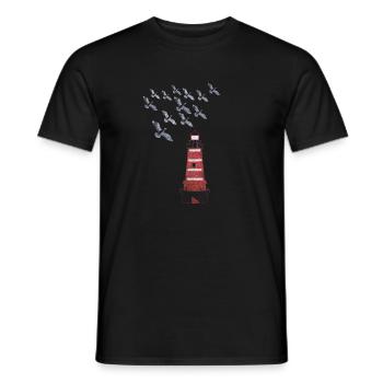 phare - T-shirt homme - noir - Devant - AI Model Male 178 light (178cm)