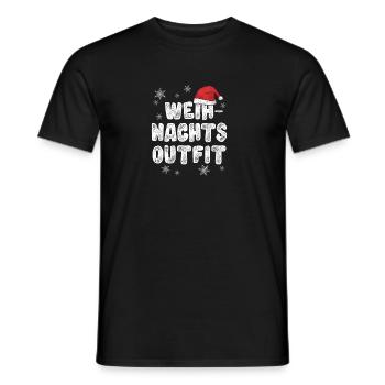 Weihnachts Outfit Partnerlook Weihnachten Familie - Männer T-Shirt - Schwarz - Vorne - AI Model Male 178 light (178cm)