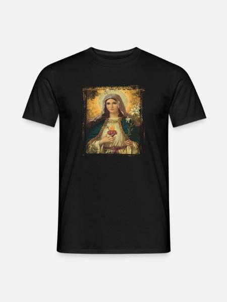 Jesus Maria Holly Mary - Men's T-Shirt - black