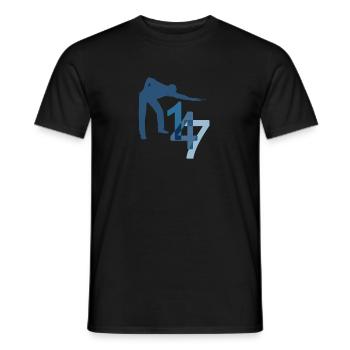 Snooker 147 Maximum im Break - Männer T-Shirt - Schwarz - Vorne - AI Model Male 178 light (178cm)