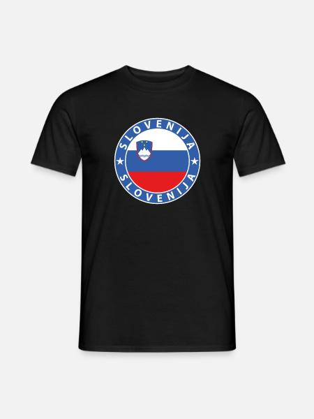 Slovenia - T-shirt uomo - nero