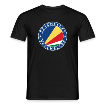 Seychelles - T-shirt homme - noir - Devant - AI Model Male 178 light (178cm)
