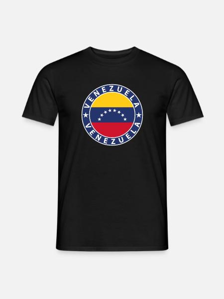 Venezuela - Men's T-Shirt - black