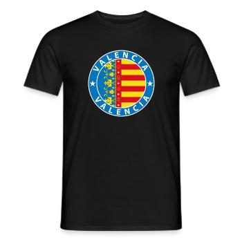 Valencia - Men's T-Shirt - black - Front - AI Model Male 178 light (178cm)