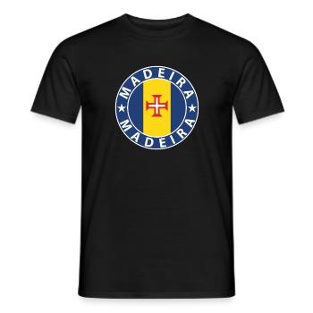 Madère - T-shirt homme - noir - Devant - AI Model Male 178 light (178cm)