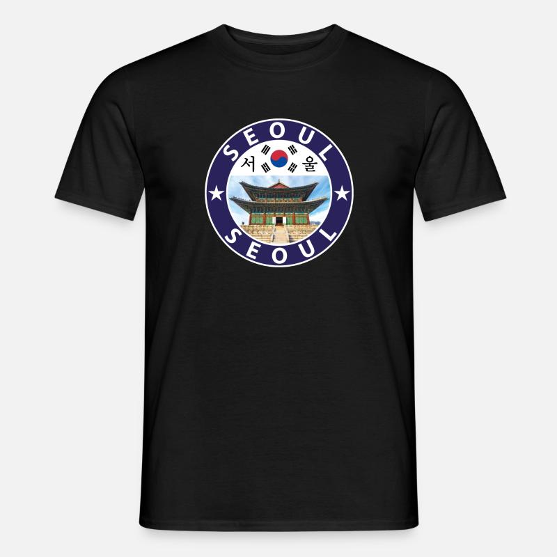Seoul - Männer T-Shirt - Schwarz