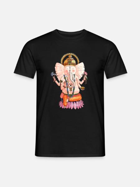 Ganesha - Männer T-Shirt - Schwarz