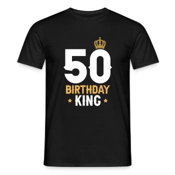 50. Geburtstag Mann Geschenk - Männer T-Shirt - Schwarz - Vorne - AI Model Male 178 light (178cm)