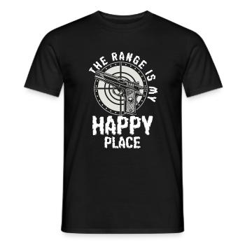 Pistole Munition Jagd Sport - Männer T-Shirt - Schwarz - Vorne - AI Model Male 178 light (178cm)