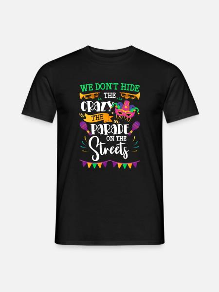 Party New Orleans Ketten Musik - Männer T-Shirt - Schwarz
