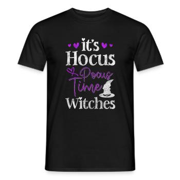 Sortilège de balai de sorcellerie Wicca - T-shirt homme - noir - Devant - AI Model Male 178 light (178cm)