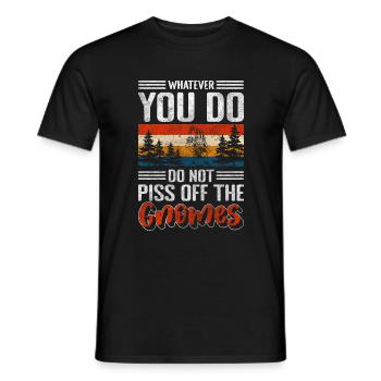 Wichtel Märchen Zipfelmütze - Männer T-Shirt - Schwarz - Vorne - AI Model Male 178 light (178cm)