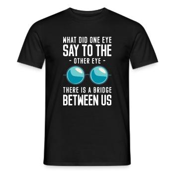 Opticiens lunetiers - T-shirt homme - noir - Devant - AI Model Male 178 light (178cm)
