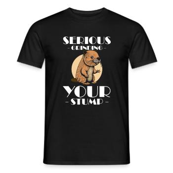 Rodent Canada Zoo - Men's T-Shirt - black - Front - AI Model Male 178 light (178cm)