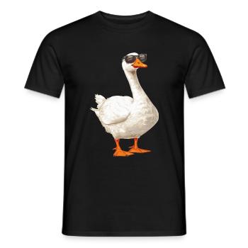 Lunettes de soleil Goose - T-shirt homme - noir - Devant - AI Model Male 178 light (178cm)