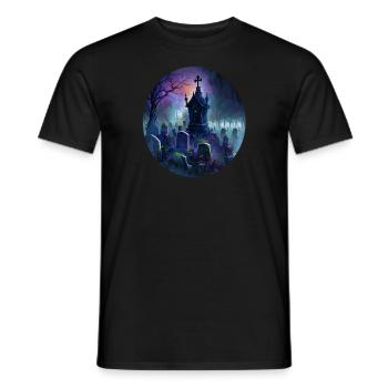 Graveyard - Men's T-Shirt - black - Front - AI Model Male 178 light (178cm)