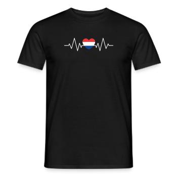 Hollande Puls - T-shirt homme - noir - Devant - AI Model Male 178 light (178cm)