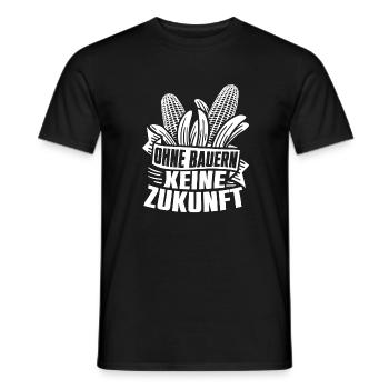 Ohne Bauern keine Zukunft - Männer T-Shirt - Schwarz - Vorne - AI Model Male 178 light (178cm)