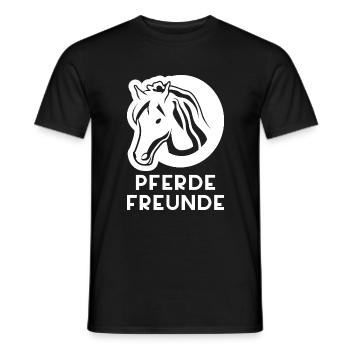 Cadeau pour les amoureux des chevaux Sport équestre Hobby Dressage - T-shirt homme - noir - Devant - AI Model Male 178 light (178cm)