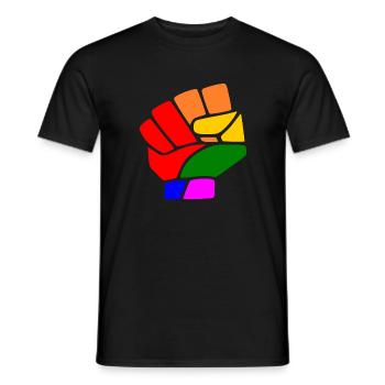 Lgbt - Men's T-Shirt - black - Front - AI Model Male 178 light (178cm)