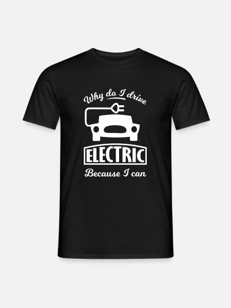The electric car - Men's T-Shirt - black