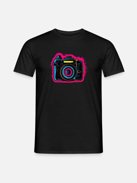 Camera 90s - Men's T-Shirt - black