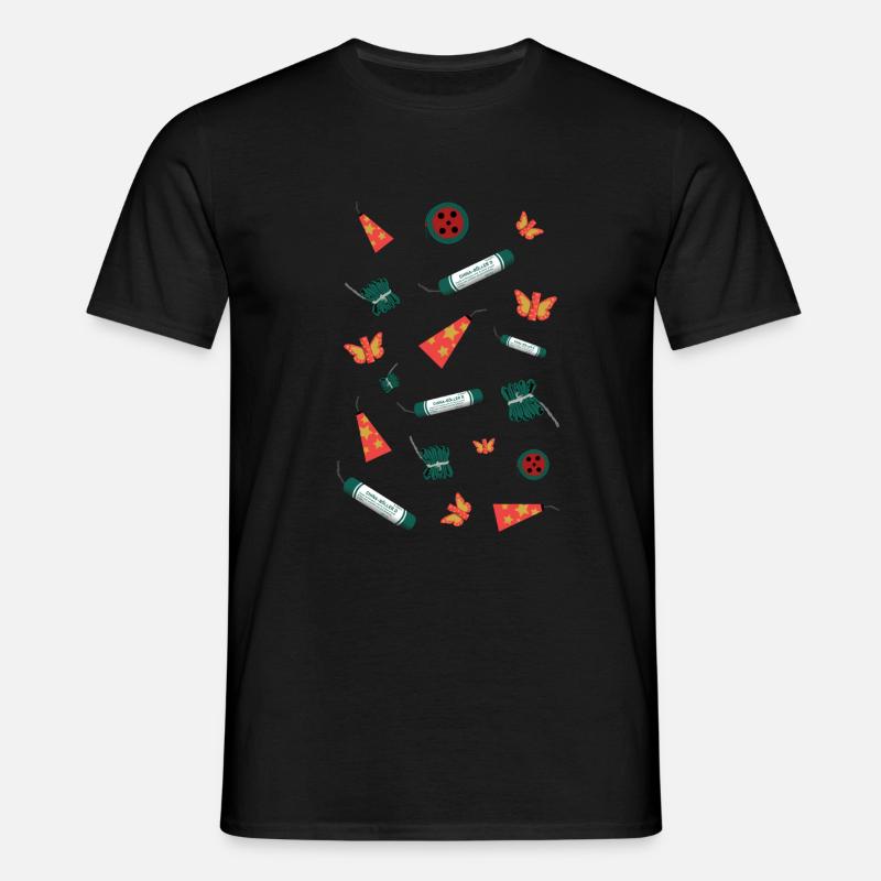 Feuerwerk Sortiment - Männer T-Shirt - Schwarz