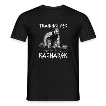 Motif viking provocateur Mythologie nordique - T-shirt homme - noir - Devant - AI Model Male 178 light (178cm)