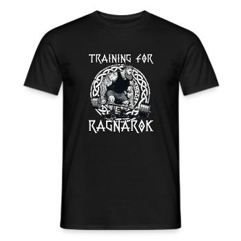 Entraînement viking pour Ragnarok Warrior Vikings - T-shirt homme - noir - Devant - AI Model Male 178 light (178cm)
