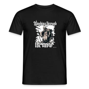 T-shirt Krampus Le Père Noël terrifiant - T-shirt homme - noir - Devant - AI Model Male 178 light (178cm)