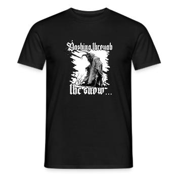 T-shirt Krampus Père Noël sud-allemand - T-shirt homme - noir - Devant - AI Model Male 178 light (178cm)