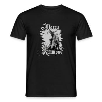 Krampus Shirt Symbol des Weihnachtsgrauens - Männer T-Shirt - Schwarz - Vorne - AI Model Male 178 light (178cm)