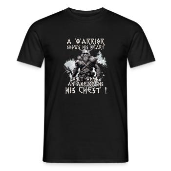 Nordische Mythologie Wikinger Krieger Kriegerkult - Männer T-Shirt - Schwarz - Vorne - AI Model Male 178 light (178cm)