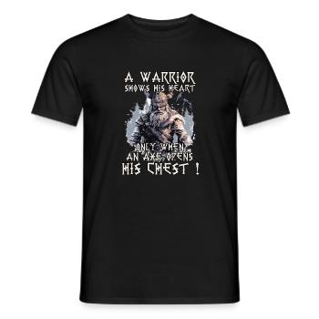 Wolf Odins Symbol der Stärke Wikinger Krieger - Männer T-Shirt - Schwarz - Vorne - AI Model Male 178 light (178cm)