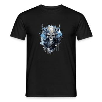 Cadeau de guerrier Valhalla pour les Fans de Viking - T-shirt homme - noir - Devant - AI Model Male 178 light (178cm)