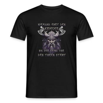 Walhalla Erbe Geschenk für Wikinger-Fans - Männer T-Shirt - Schwarz - Vorne - AI Model Male 178 light (178cm)