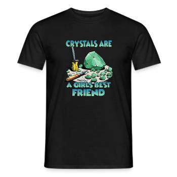 Cristal Des surprises brillantes à offrir - T-shirt homme - noir - Devant - AI Model Male 178 light (178cm)