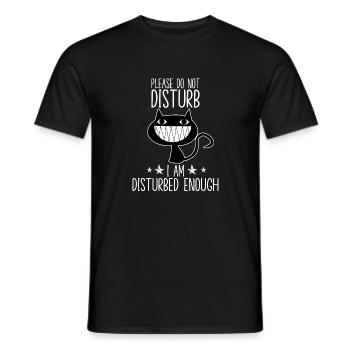 Kitten cat outfit for cat owner cat - Men's T-Shirt - black - Front - AI Model Male 178 light (178cm)