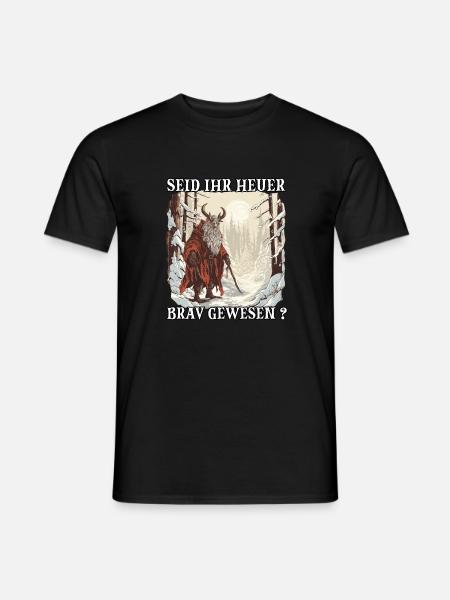 The Krampus Comes | Kramperl | Krampus Costume - Men's T-Shirt - black