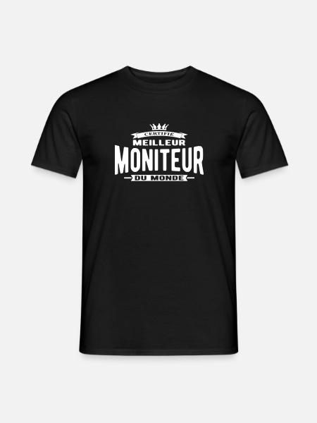 Meilleur moniteur du monde - T-shirt homme - noir