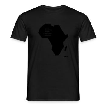 Free-Afrique - T-shirt homme - noir - Devant - AI Model Male 178 light (178cm)