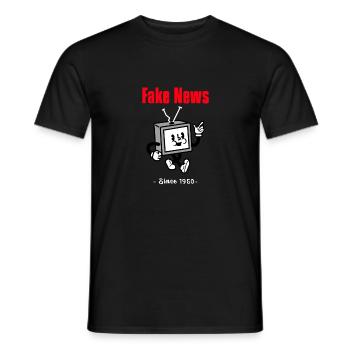 GEZ Demo TShirt funny protest shirt men - Men's T-Shirt - black - Front - AI Model Male 178 light (178cm)